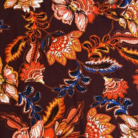 Old Navy Floral Blouse Long Sleeve - Picture 3 of 5